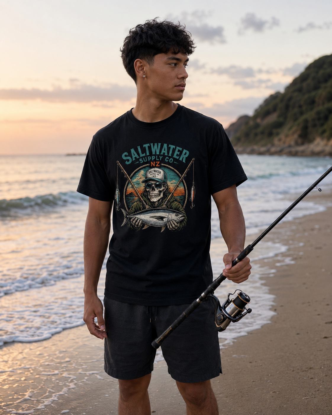 Hooked Beyond The Grave Tee