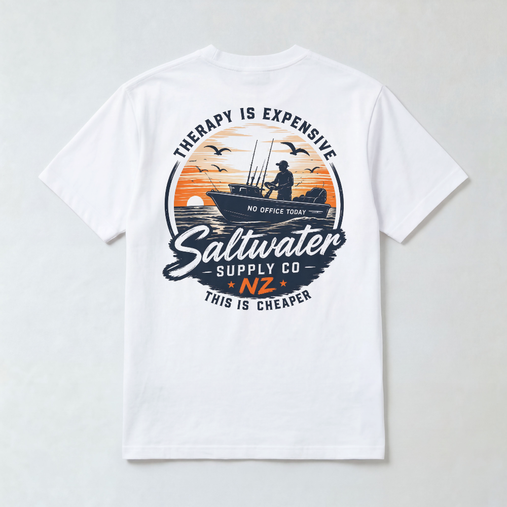 Fishing is Therapy Tee