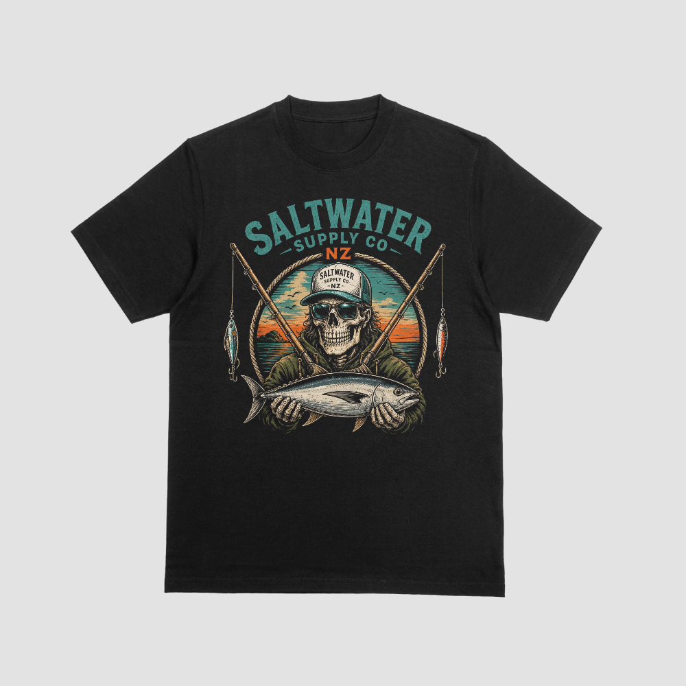 Hooked Beyond The Grave Tee